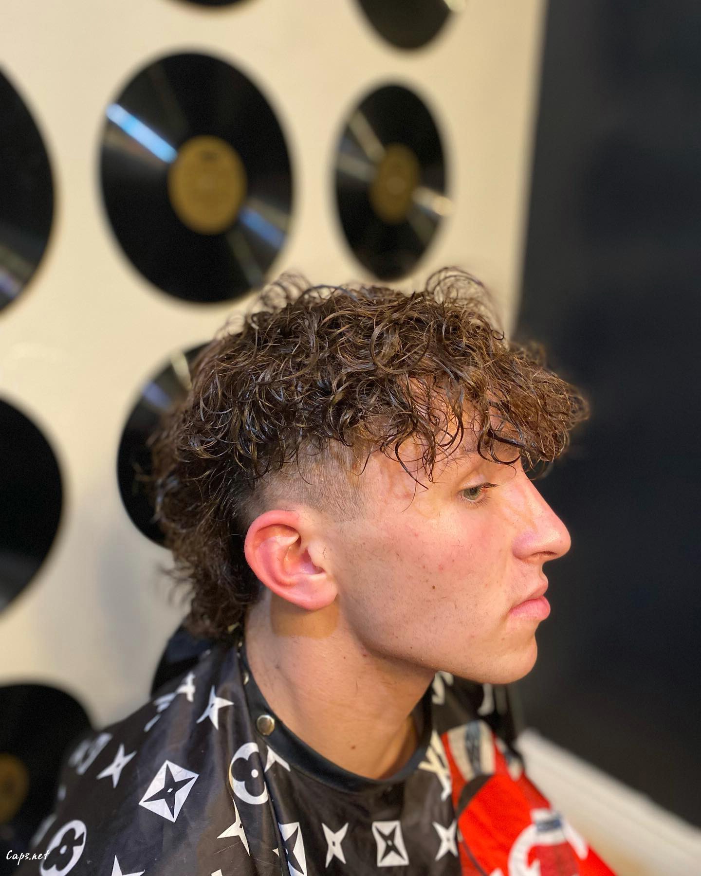 Fun Curly Faux Hawk