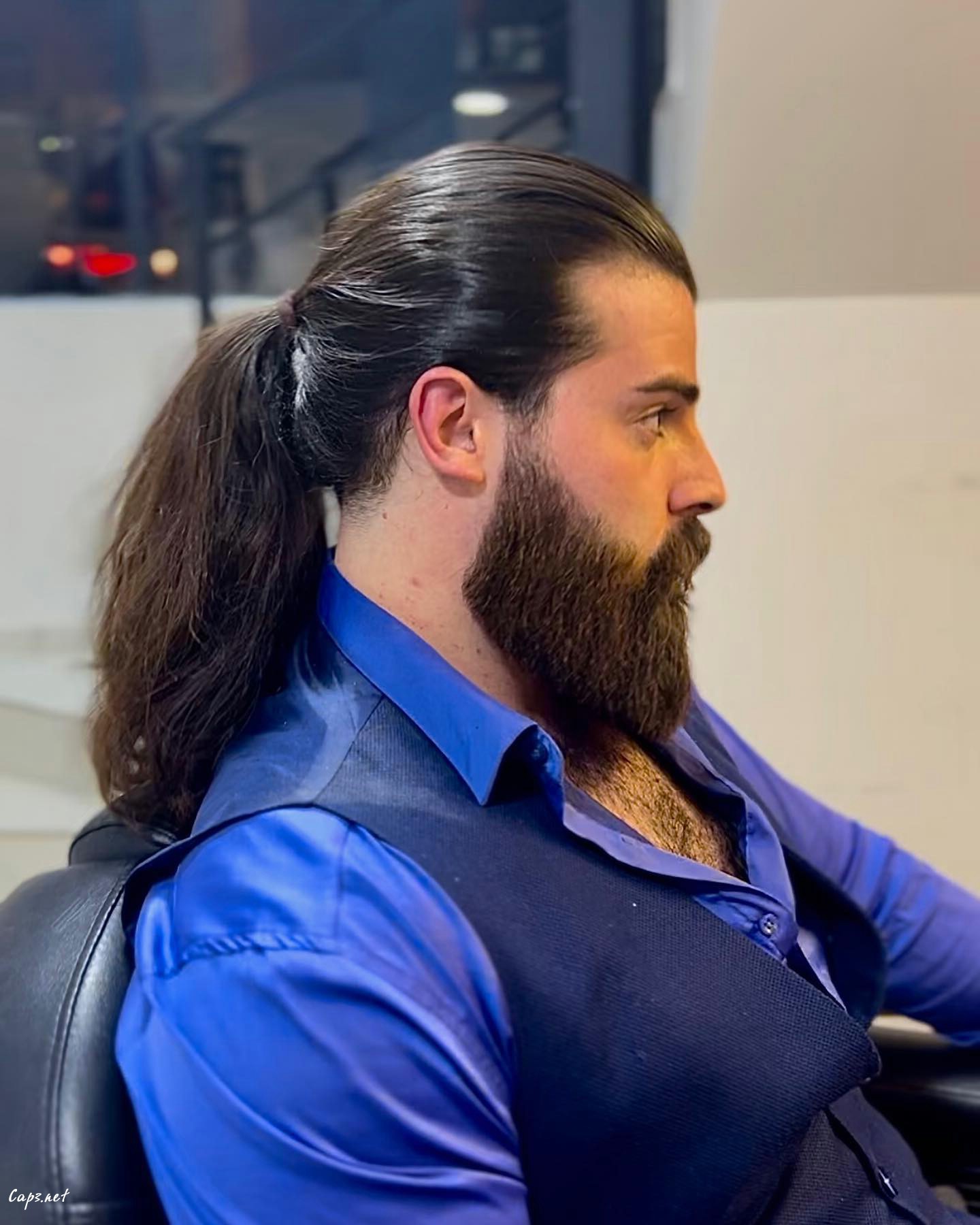 Long Hair In A Ponytail