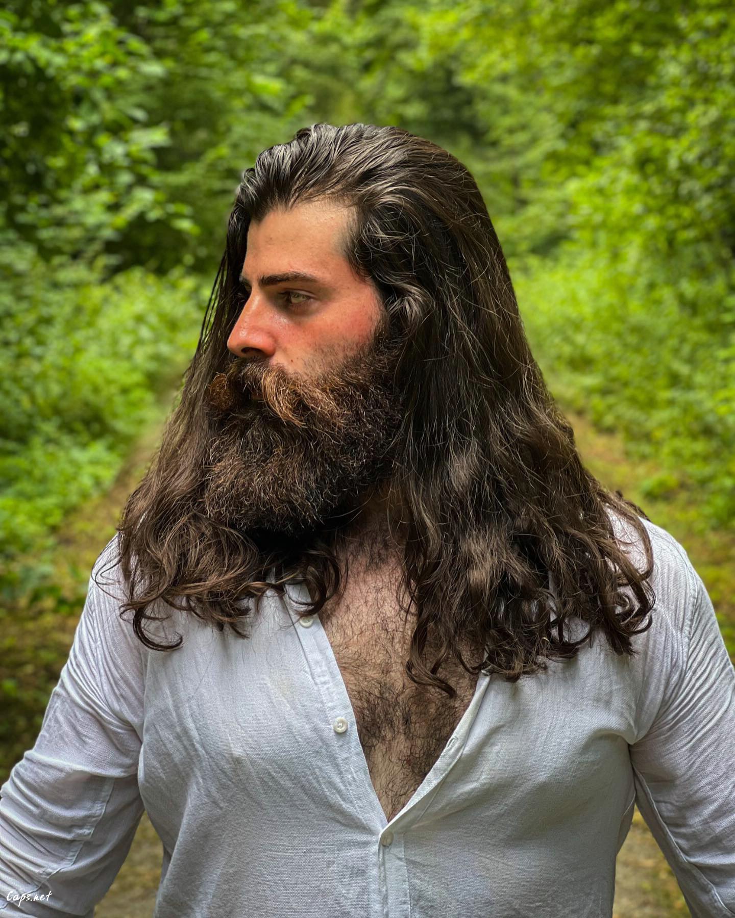 Natural Brown Long Hair