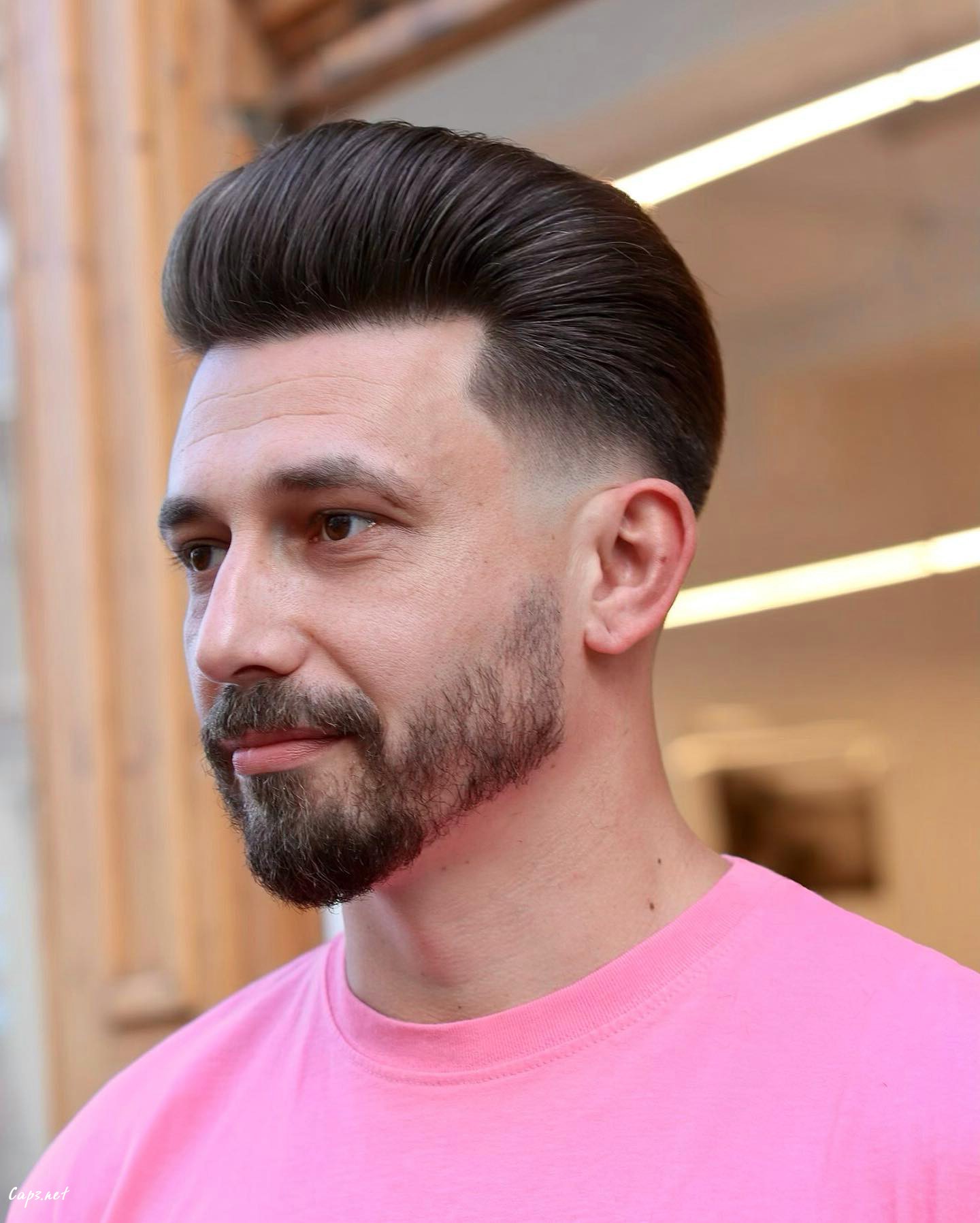 Natural Pompadour Hair
