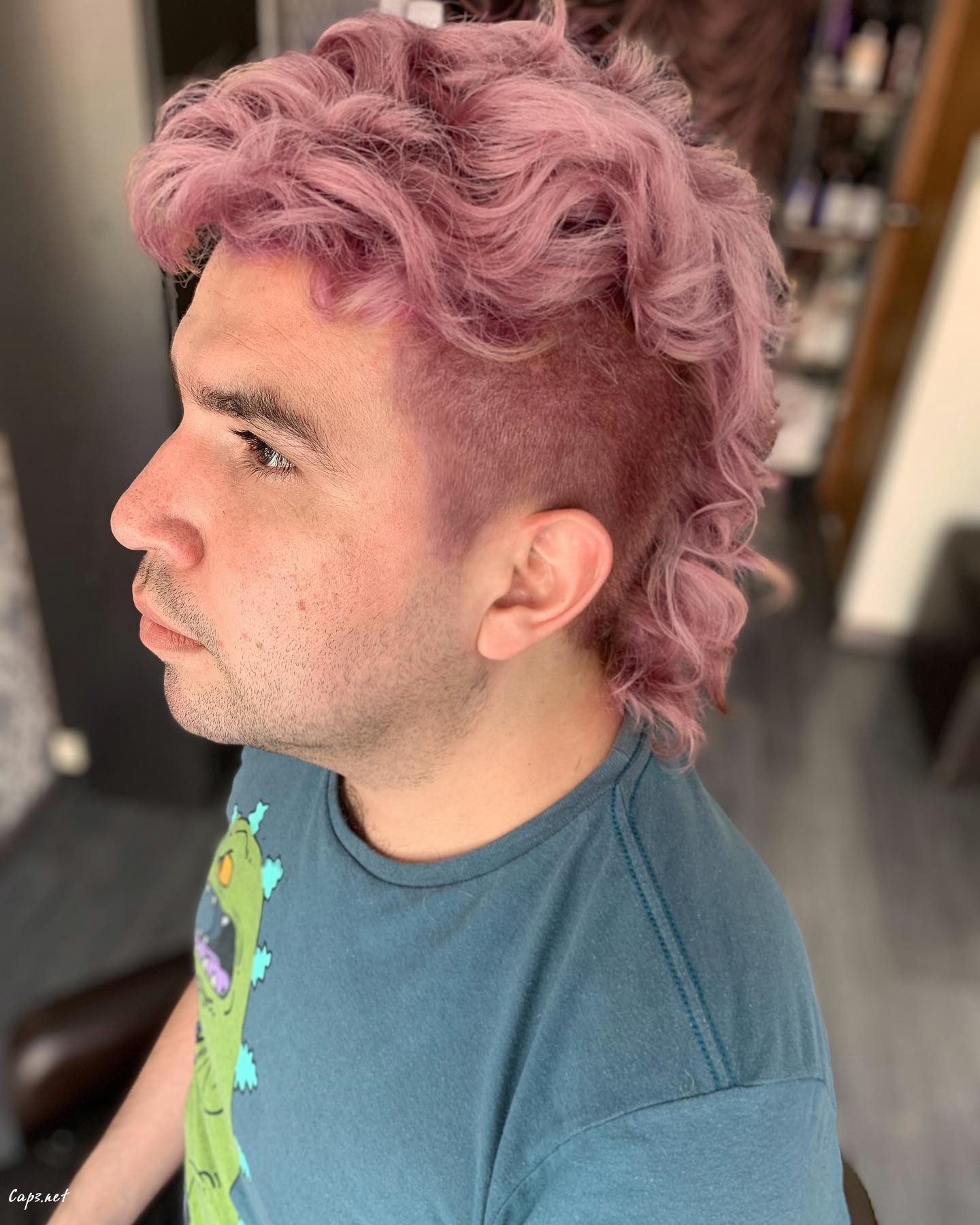 Pink Lilac Mohawk Hair