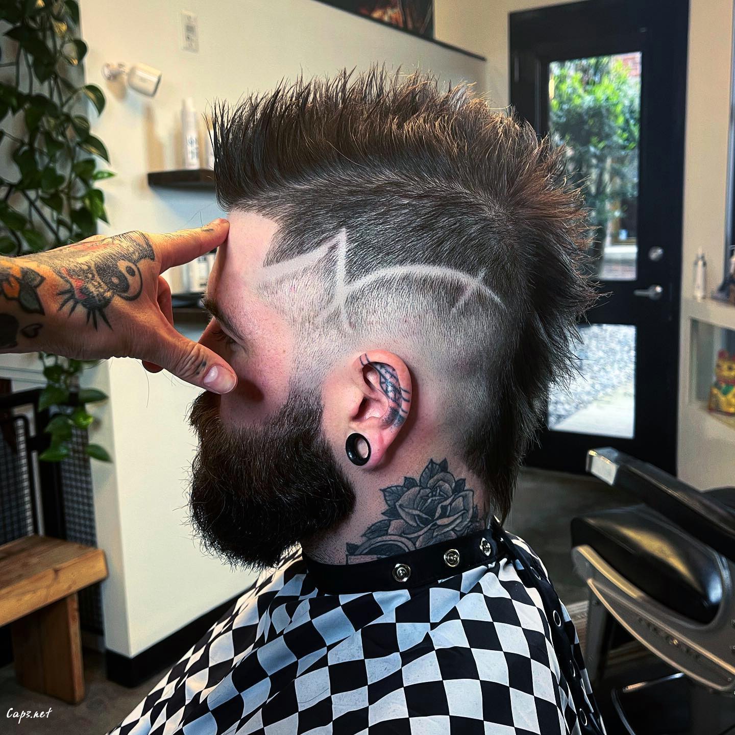 Stylish Punk Mohawk Hair