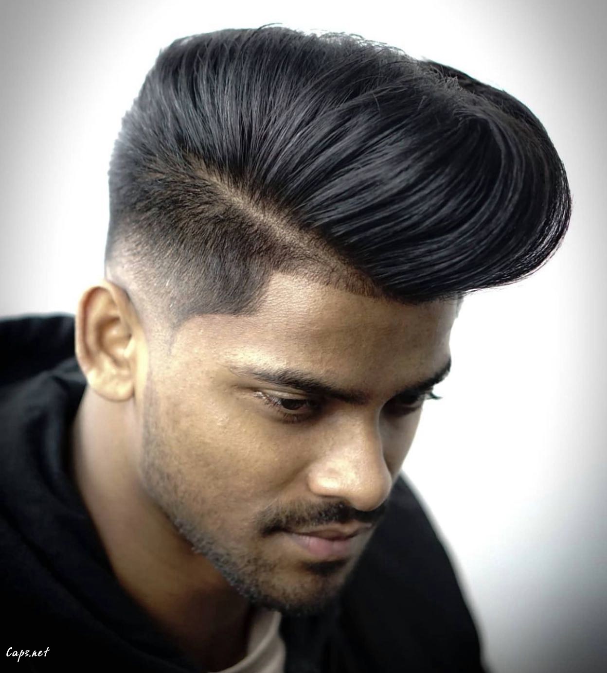 Voluminous Pompadour Hairstyle