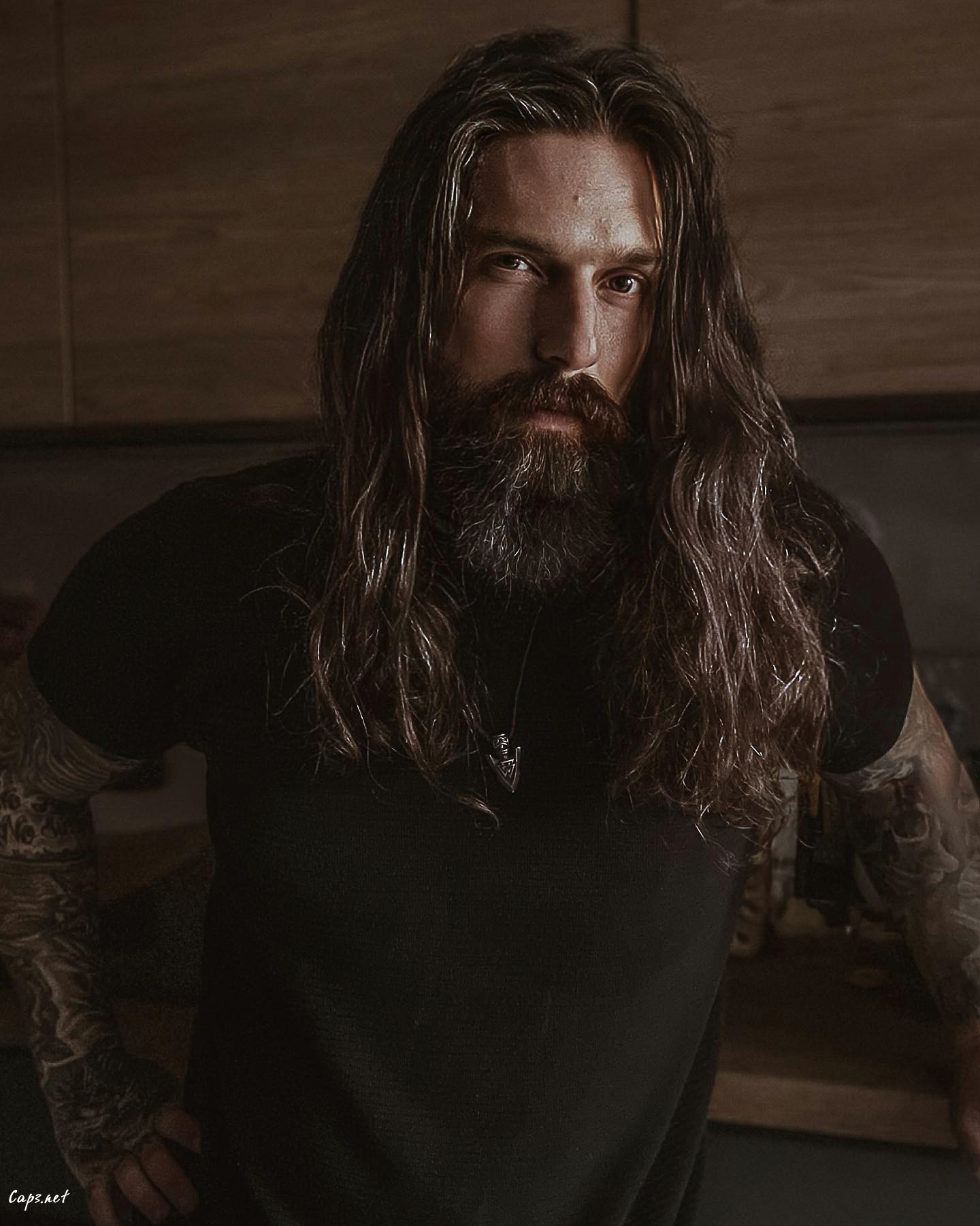 Wet Look Long Hair