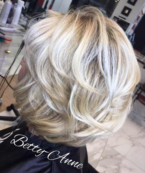 Rounded style with wispy layers
