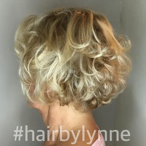 Short bob with curled ends